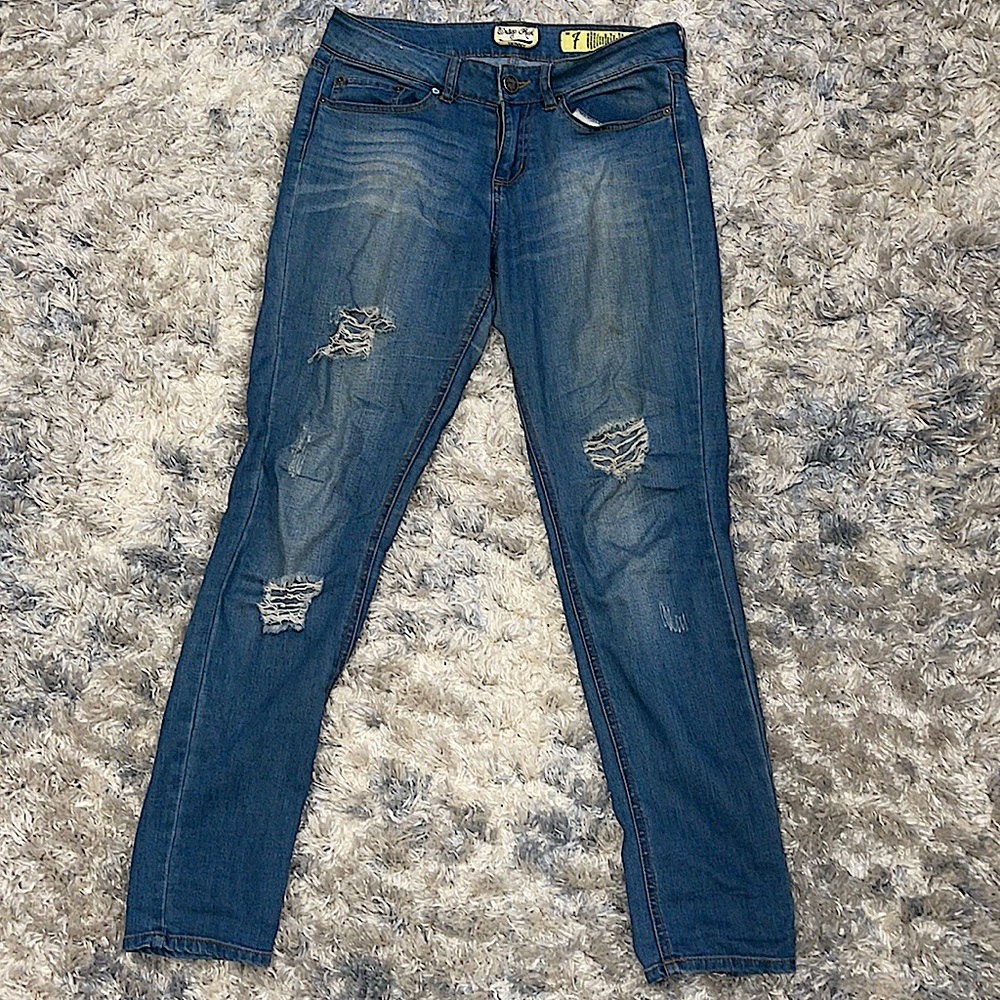 Indigo Reign Ripped Jeans